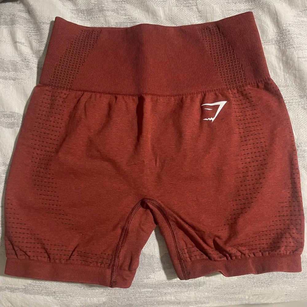 Gymshark Red Vital Seamless Shorts